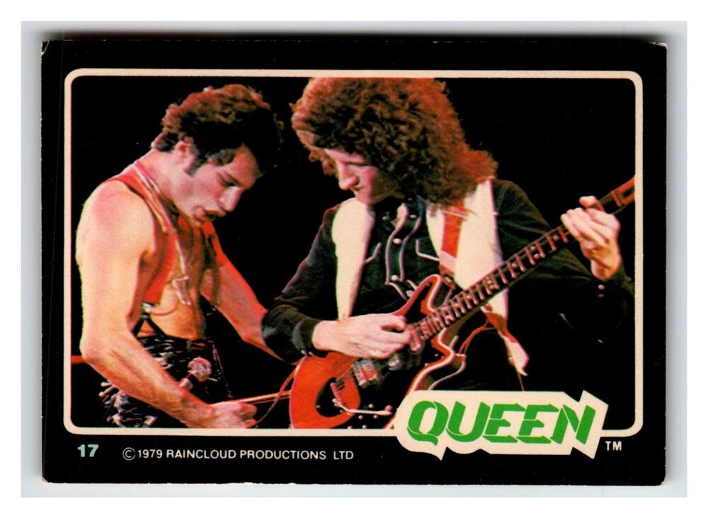 Queen Freddie Mercury Brian May 1979 Raincloud Productions #17 Rock Stars Series